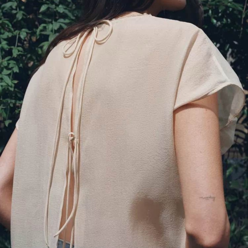 **Brand New** with tag Zara raised floral embroidered top from Zara
